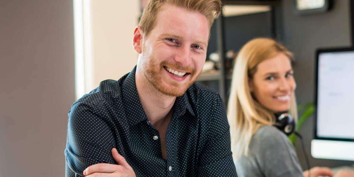 Stock image of man and woman